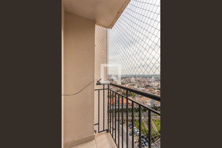 Varanda da Sala de apartamento à venda com 3 quartos, 57m² em Parque São Vicente, Santo André