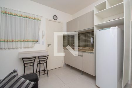 Sala/ Cozinha de apartamento para alugar com 1 quarto, 28m² em Mooca, São Paulo