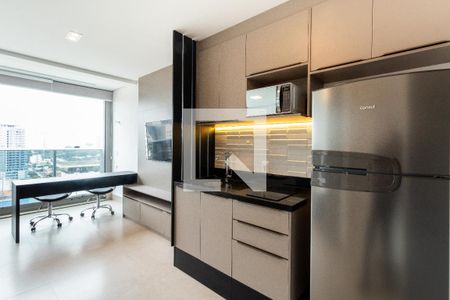 Studio para alugar com 30m², 1 quarto e 1 vagaStudio - cozinha