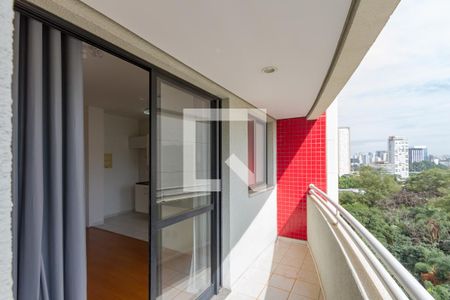 Varanda da Sala de apartamento para alugar com 1 quarto, 38m² em Cidade Monções, São Paulo