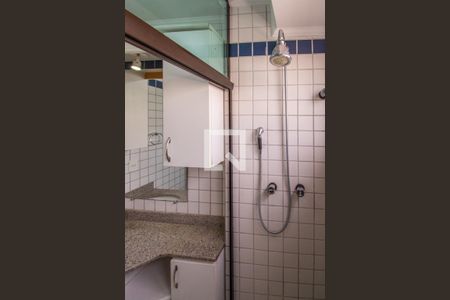 Banheiro da Suíte de apartamento à venda com 1 quarto, 45m² em Cambuí, Campinas