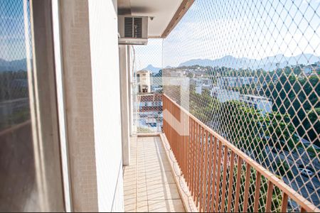 varanda de apartamento à venda com 2 quartos, 74m² em Pechincha, Rio de Janeiro
