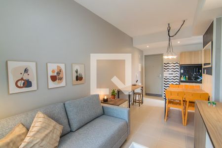 Sala e Cozinha de apartamento para alugar com 1 quarto, 40m² em Jacarepaguá, Rio de Janeiro