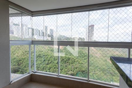Varanda da Sala de apartamento à venda com 3 quartos, 86m² em Vila da Serra, Nova Lima