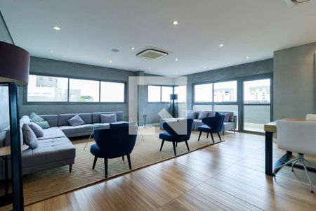 Área comum de kitnet/studio para alugar com 1 quarto, 50m² em Indianópolis, São Paulo