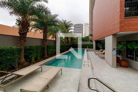 Área comum de kitnet/studio para alugar com 1 quarto, 50m² em Indianópolis, São Paulo