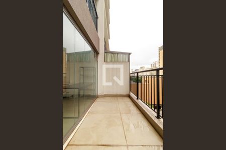 Studio - Varanda de kitnet/studio para alugar com 1 quarto, 50m² em Indianópolis, São Paulo