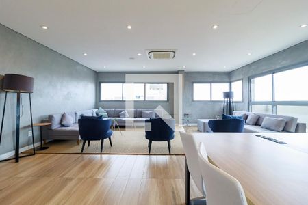 Área comum de kitnet/studio para alugar com 1 quarto, 50m² em Indianópolis, São Paulo