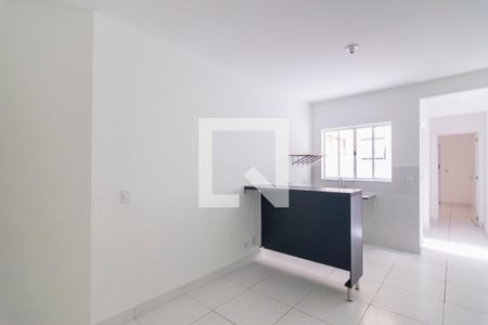 Sala de apartamento para alugar com 1 quarto, 48m² em Vila Suica, Santo André