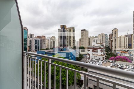 Varanda de apartamento para alugar com 1 quarto, 27m² em Vila Nova Conceição, São Paulo