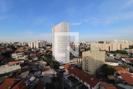 Vista janela da sala de apartamento para alugar com 1 quarto, 28m² em Jardim Cidália, São Paulo