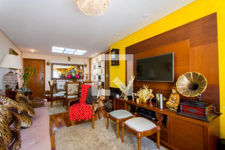 Sala de apartamento à venda com 3 quartos, 123m² em Vila Gilda, Santo André