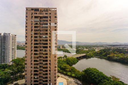 Vista da Sala de apartamento para alugar com 1 quarto, 80m² em Barra da Tijuca, Rio de Janeiro