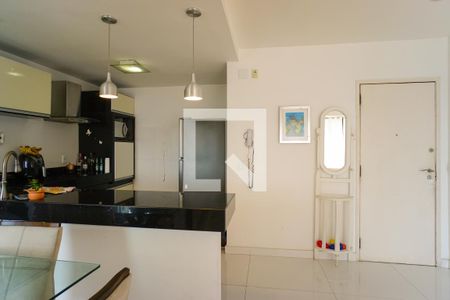Sala/Cozinha de apartamento para alugar com 1 quarto, 80m² em Barra da Tijuca, Rio de Janeiro