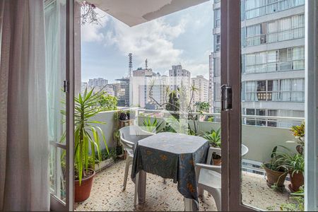 Varanda de apartamento para alugar com 3 quartos, 160m² em Bela Vista, São Paulo