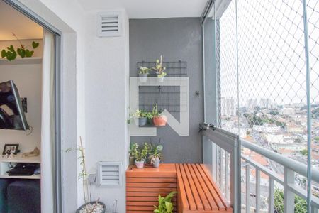 Varanda da Sala de apartamento à venda com 2 quartos, 49m² em Vila Santa Catarina, São Paulo