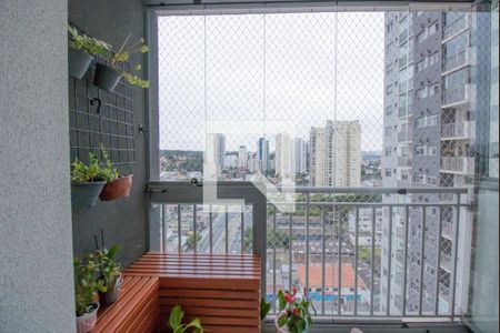Varanda da Sala de apartamento à venda com 2 quartos, 49m² em Vila Santa Catarina, São Paulo