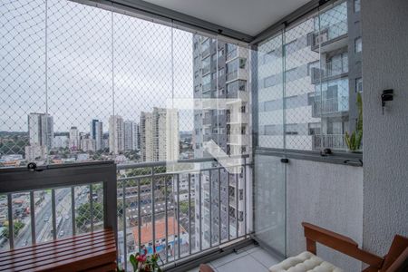 Varanda da Sala de apartamento à venda com 2 quartos, 49m² em Vila Santa Catarina, São Paulo