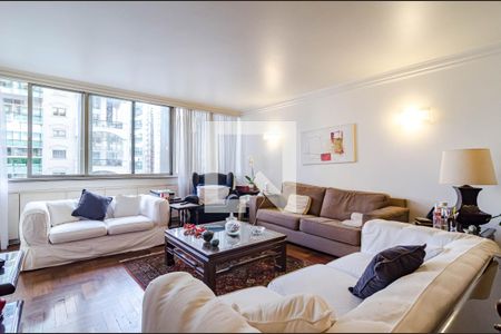 Sala de apartamento para alugar com 4 quartos, 202m² em Paraíso, São Paulo