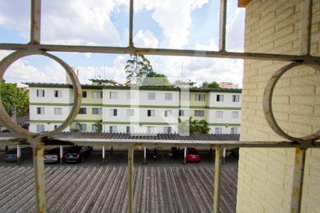 Vista da sala de apartamento à venda com 2 quartos, 55m² em Vila Tibiriçá, Santo André