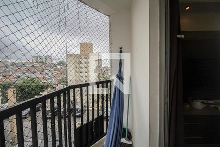 Varanda da Sala de apartamento para alugar com 3 quartos, 62m² em Jardim Botucatu, São Paulo
