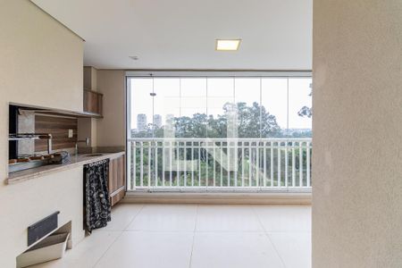 Varanda Gourmet de apartamento para alugar com 4 quartos, 186m² em Campo Grande, São Paulo
