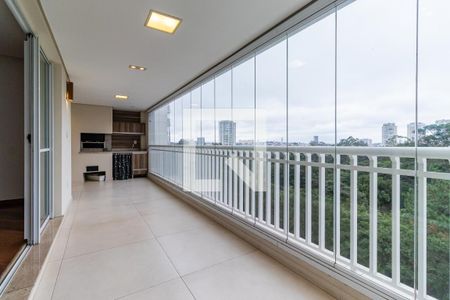 Varanda Gourmet de apartamento para alugar com 4 quartos, 186m² em Campo Grande, São Paulo