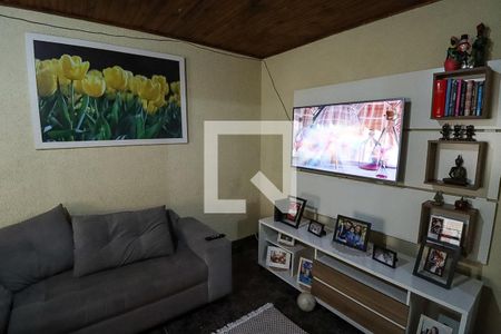 Casa 1 - Sala de casa à venda com 2 quartos, 169m² em Jardim Guimaraes, Guarulhos