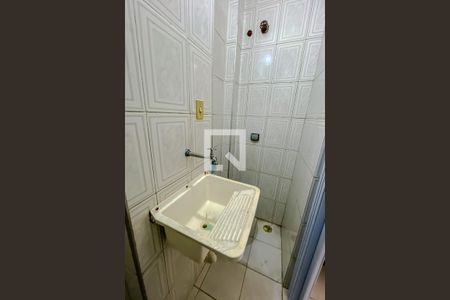 Lavanderia e Banheiro de kitnet/studio para alugar com 1 quarto, 22m² em Brás, São Paulo
