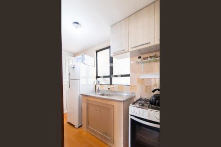 Cozinha de apartamento à venda com 1 quarto, 36m² em Centro Histórico, Porto Alegre