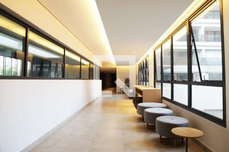Área comum de apartamento para alugar com 1 quarto, 24m² em Bela Vista, São Paulo