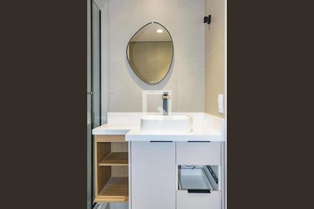 Studio para alugar com 25m², 1 quarto e sem vaga Studio para alugar com 25m², 1 quarto e sem vagaBanheiro