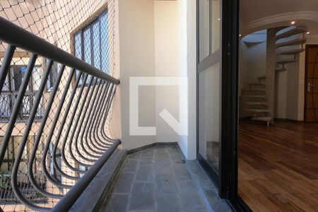 Varanda da Sala de apartamento para alugar com 2 quartos, 126m² em Jardim Henriqueta, Taboão da Serra