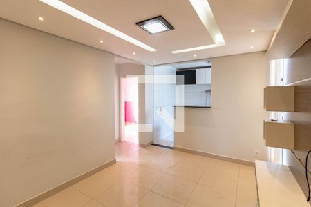 Sala de apartamento à venda com 2 quartos, 52m² em Califórnia, Belo Horizonte