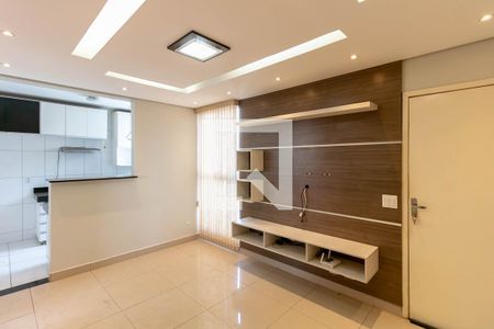 Sala de apartamento à venda com 2 quartos, 52m² em Califórnia, Belo Horizonte