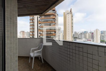 Varanda da Sala de apartamento à venda com 5 quartos, 360m² em Aclimação, São Paulo
