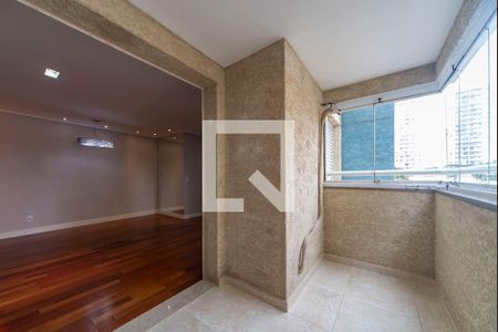 Varanda da Sala de apartamento à venda com 2 quartos, 70m² em Vila Valparaíso, Santo André