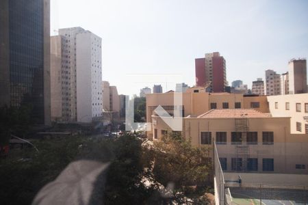 Vista do Quarto de apartamento para alugar com 1 quarto, 64m² em Consolação, São Paulo