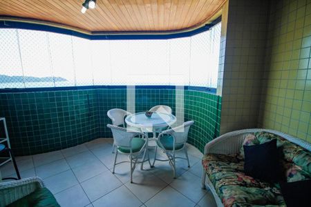 Varanda da Sala de apartamento para alugar com 3 quartos, 100m² em Guilhermina, Praia Grande