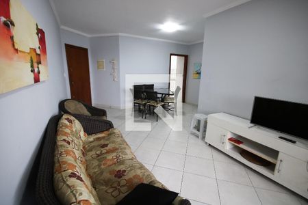 Sala de apartamento para alugar com 3 quartos, 100m² em Guilhermina, Praia Grande