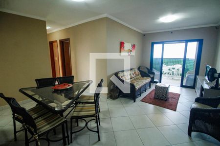 sala de apartamento para alugar com 3 quartos, 100m² em Guilhermina, Praia Grande