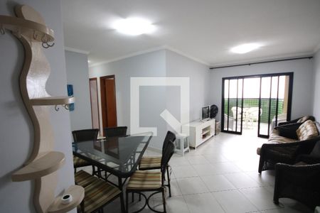 Sala de apartamento para alugar com 3 quartos, 100m² em Guilhermina, Praia Grande