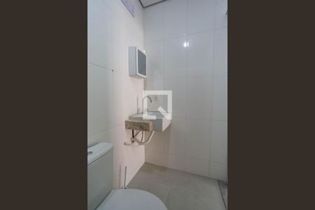 Banheiro de kitnet/studio para alugar com 1 quarto, 34m² em Vila Vianas, São Bernardo do Campo