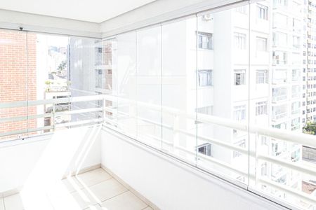 Varanda da Sala de apartamento para alugar com 1 quarto, 45m² em Bela Vista, São Paulo