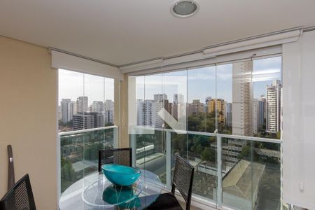 Varanda de kitnet/studio à venda com 1 quarto, 42m² em Cidade Monções, São Paulo