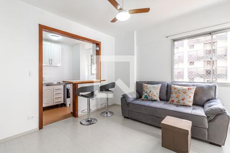 Sala de apartamento para alugar com 1 quarto, 41m² em Jardim Europa, São Paulo