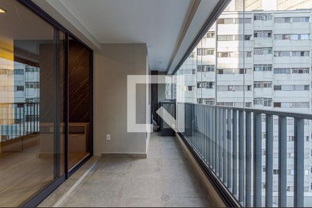 Varanda de apartamento para alugar com 2 quartos, 63m² em Bela Vista, São Paulo