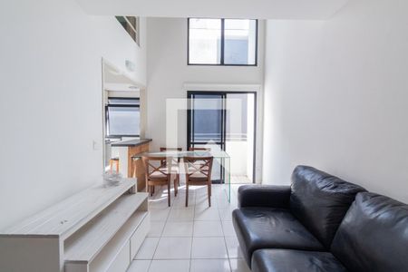 Sala de apartamento à venda com 1 quarto, 47m² em Pinheiros, São Paulo