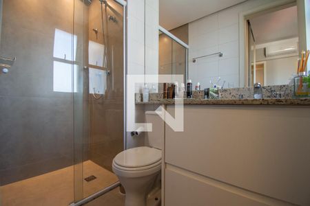 Banheiro da Suíte de apartamento à venda com 3 quartos, 88m² em Ponte Preta, Campinas