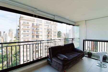 Varanda da Sala de apartamento para alugar com 2 quartos, 65m² em Jardim Ampliação, São Paulo